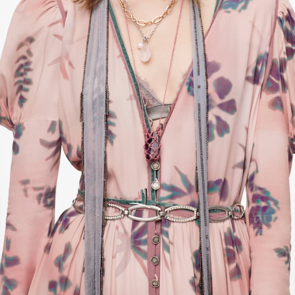 ZARA LIMITED EDITION PRINTED DRESS - Picture 6 of 12
